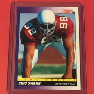 Eric Swann #596 [Rookie] 1991 Score Football Trading Card
